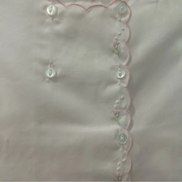 Petit Ami pink hand embroidered diaper set - Picture 2 of 6